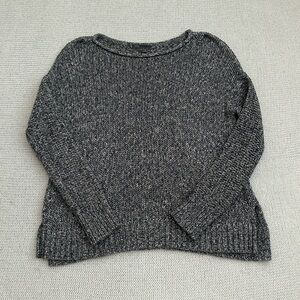 Vince Marled Charcoal Knit Sweater